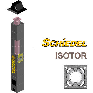 Дымоход Schiedel ISOTOR Ø-200 мм “ Стандартный ”