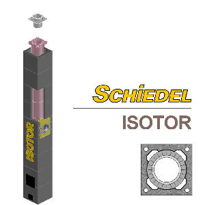 Дымоход Schiedel ISOTOR Ø-200 мм “По месту”