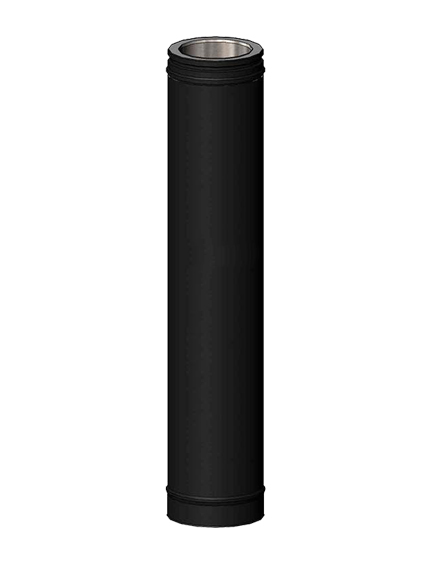 Труба дымохода - 1000 мм d - Ø 130 мм